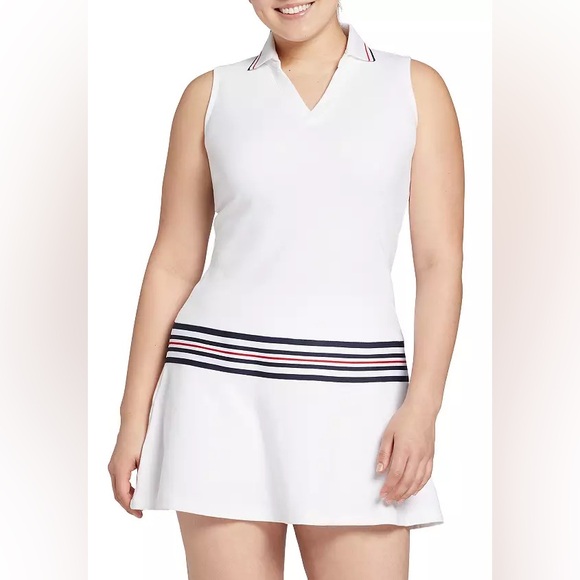 Walter Hagen Women's Taped Drop Waist Golf Dress - Picture 1 of 6